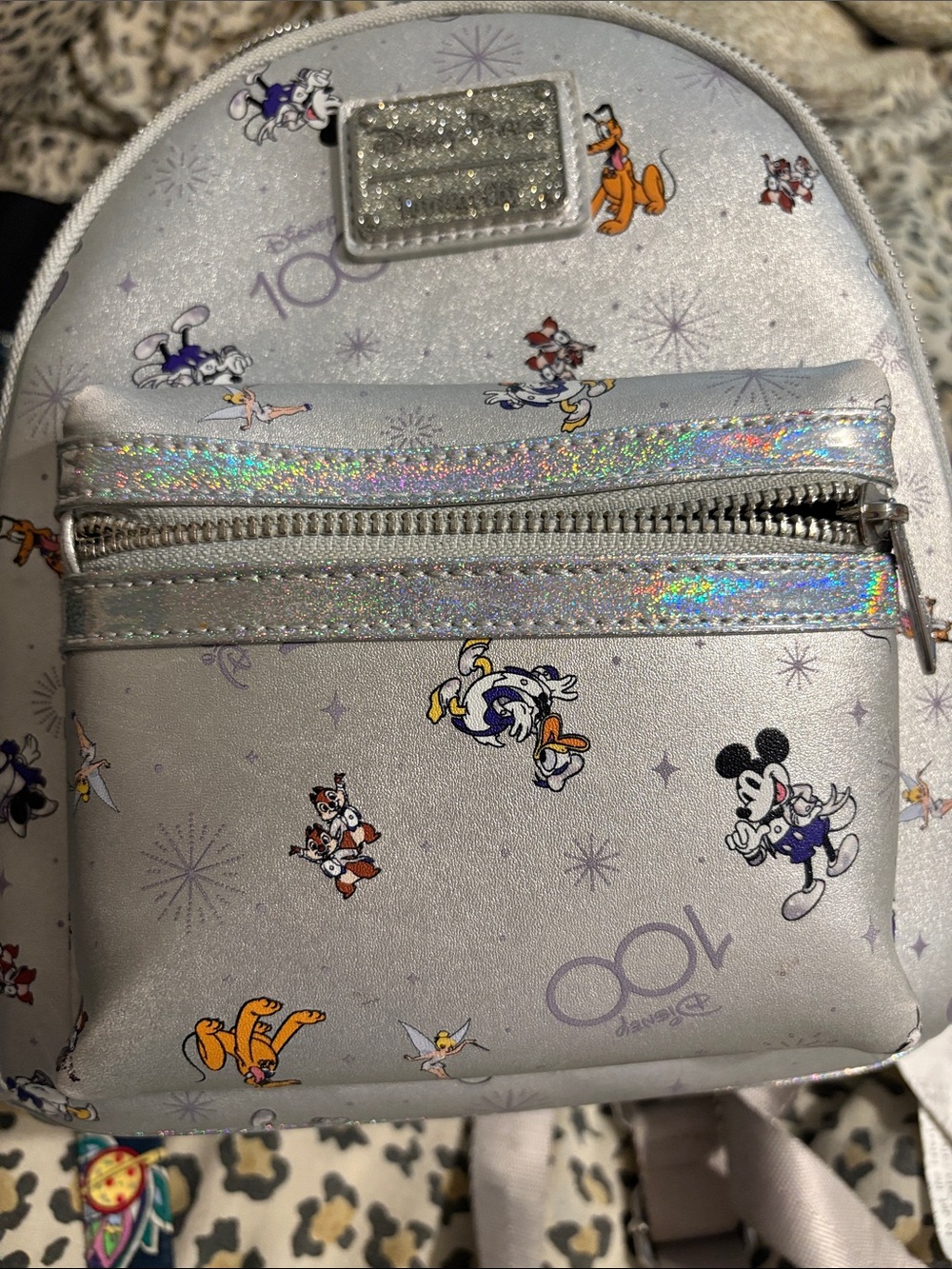 Disney Silver loungefly 100